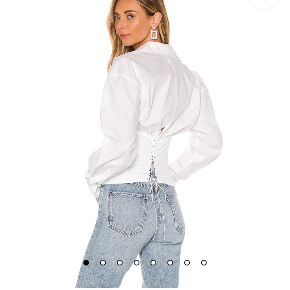 Danielle Guizio Corset Blouse